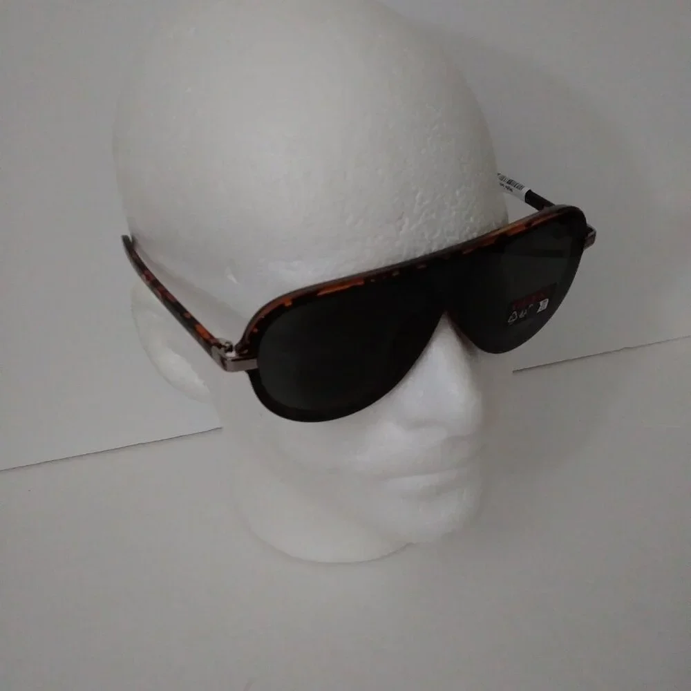 Guess Unisex Tortoise Aviator Style Sunglasses - Picture 10 of 12